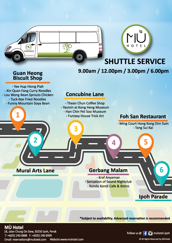 Shuttle Van Schedule