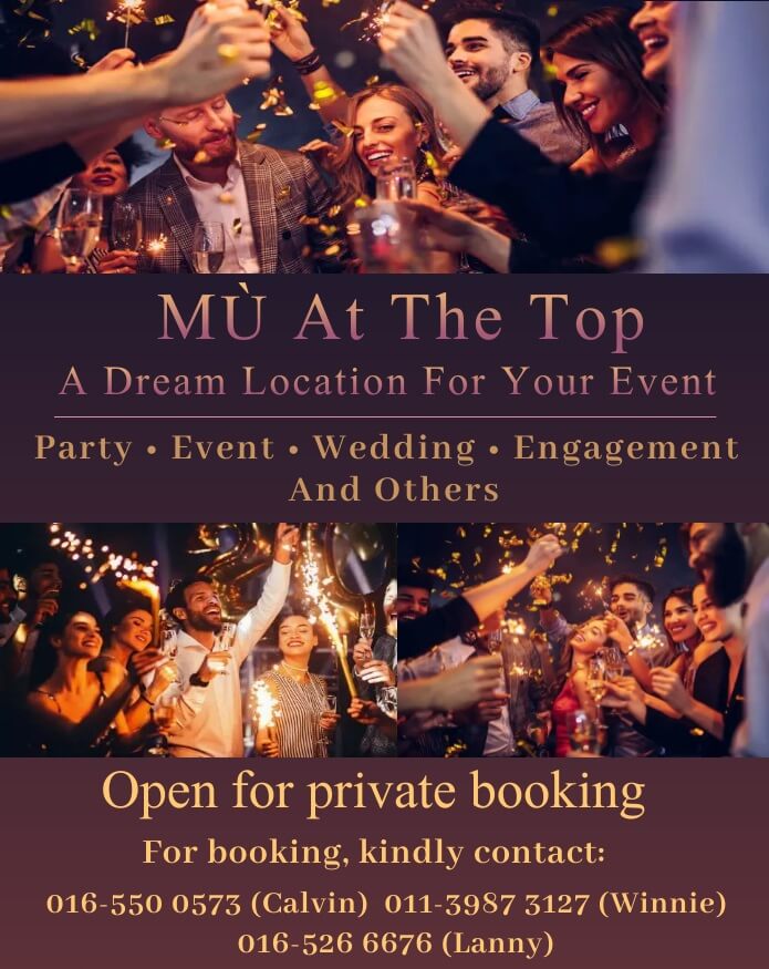 Go for A Rooftop Soiree “A Dream Location for your Event” - MU Hotel Ipoh