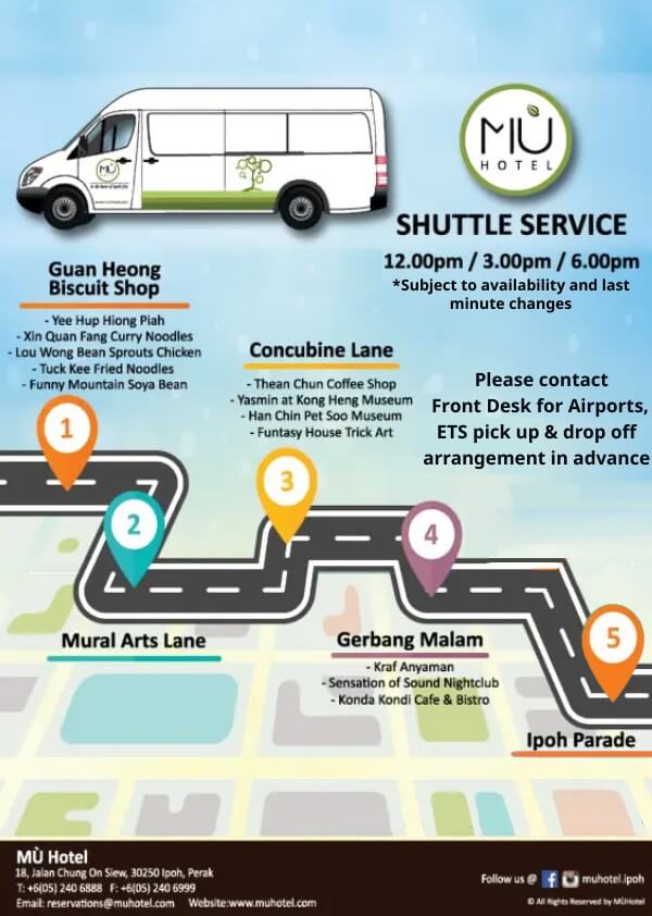 Shuttle Services MU Hotel Ipoh